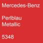 Preview: Mercedes-Benz, Perlblau Metallic, 5348.